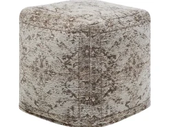 Pouf MEERUT Cotone Tortora