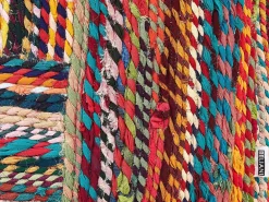 Pouf MEKHTAR Cotone Multicolore