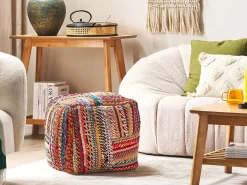 Pouf MEKHTAR Cotone Multicolore