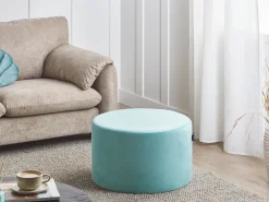 Pouf MILLEN Velluto Verde menta
