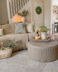 Pouf MITHI Beige