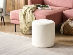 Pouf MOAB Bouclé Bianco