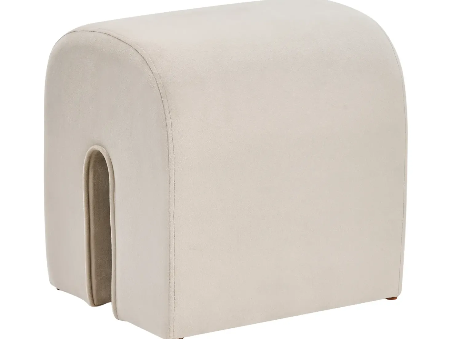 Pouf MODOC Velluto Beige