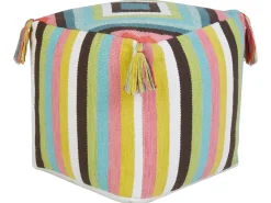 Pouf MONEASA Cotone Multicolore