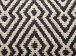 Pouf MUKKI Cotone Nero/Bianco