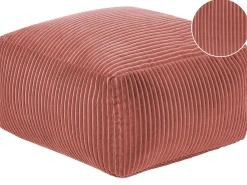 Pouf MUKKI Cotone Rosso chiaro