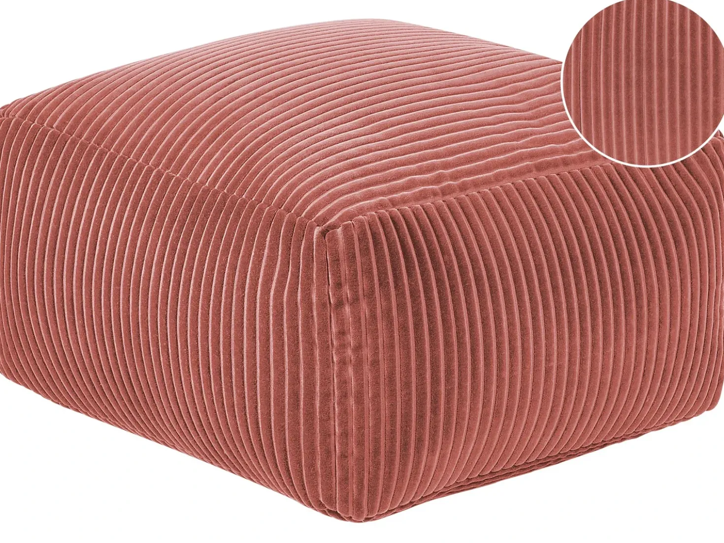 Pouf MUKKI Cotone Rosso chiaro