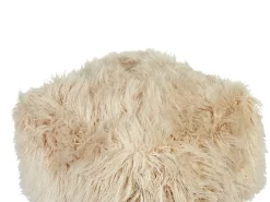Pouf MUKKI Finta pelliccia Beige