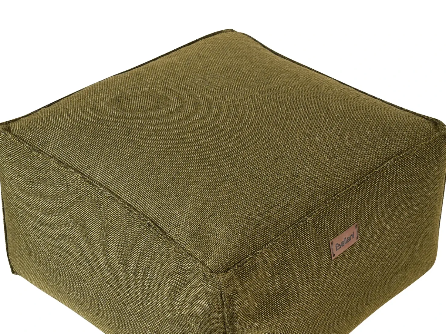 Pouf MUKKI Tessuto Verde oliva