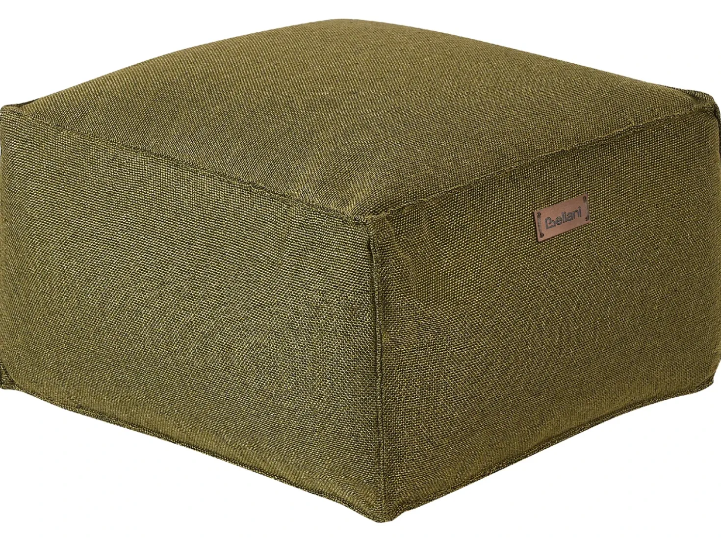 Pouf MUKKI Tessuto Verde oliva