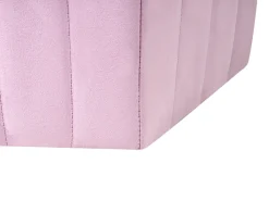 Pouf MURIETTA Velluto Viola chiaro