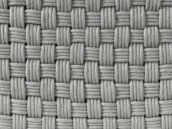 Pouf NALLI Materiale sintetico Grigio