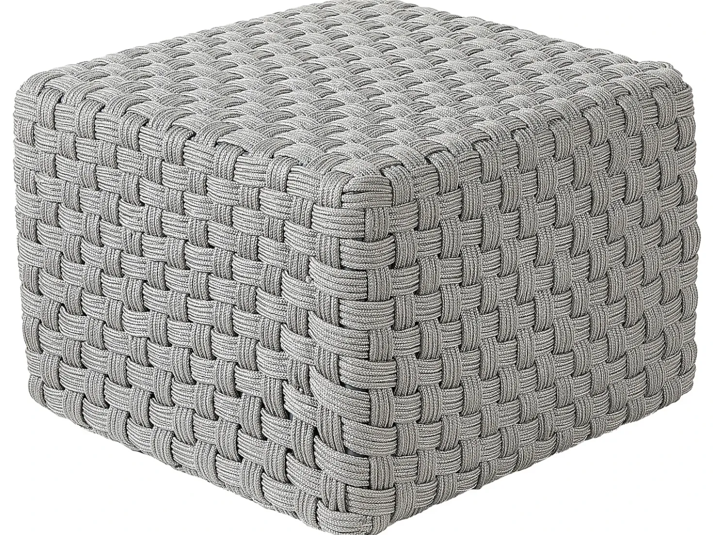 Pouf NALLI Materiale sintetico Grigio