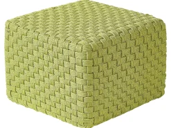 Pouf NALLI Materiale sintetico Verde
