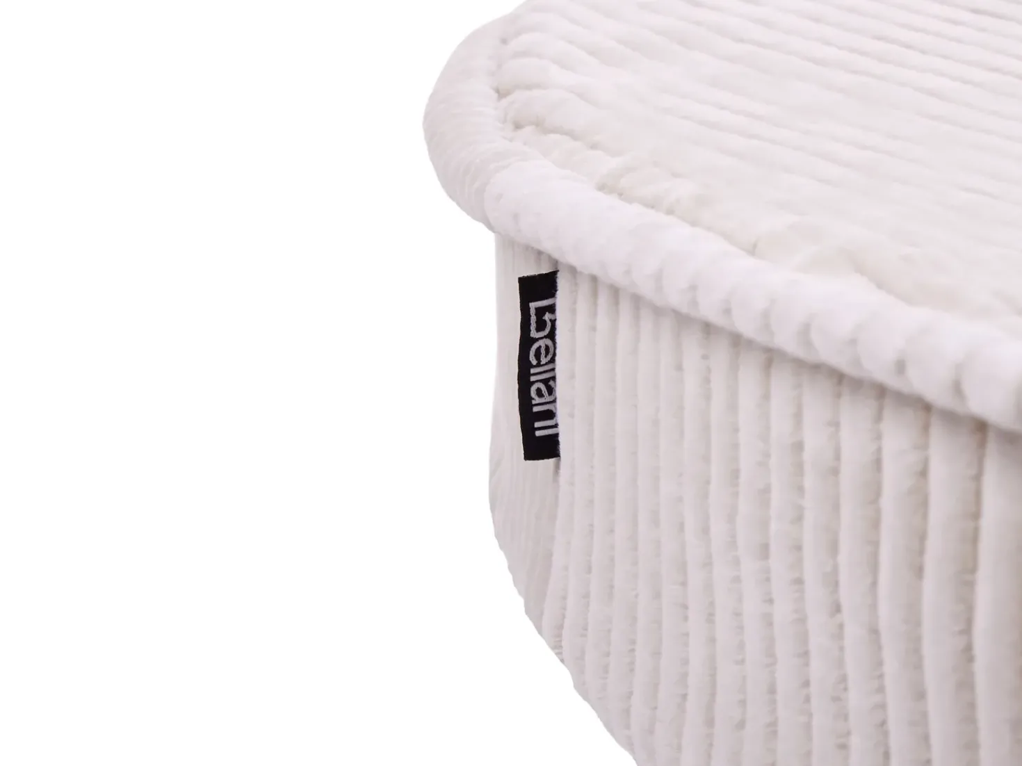 Pouf NILI Velluto Beige chiaro