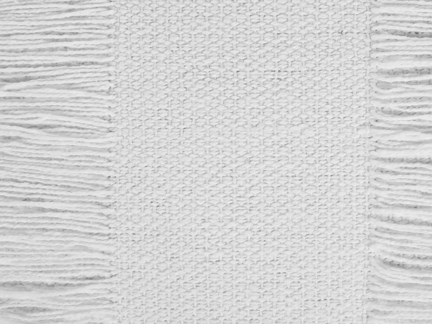 Pouf OULAD Cotone Bianco