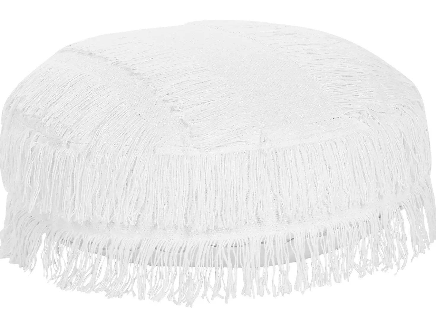 Pouf OULAD Cotone Bianco