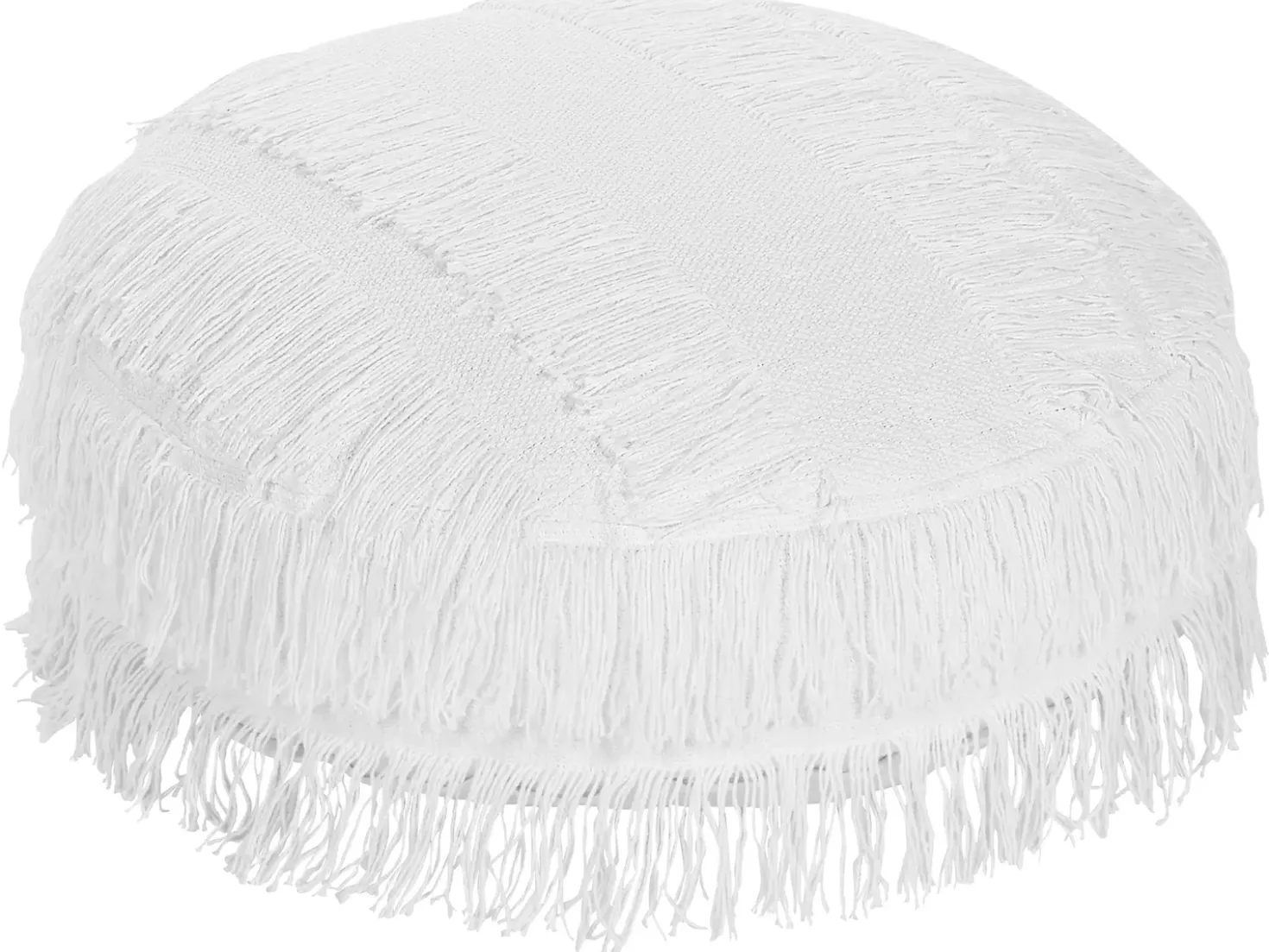 Pouf OULAD Cotone Bianco