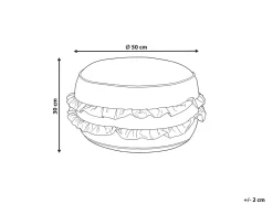 Pouf per bambini MAROT Velluto Marrone