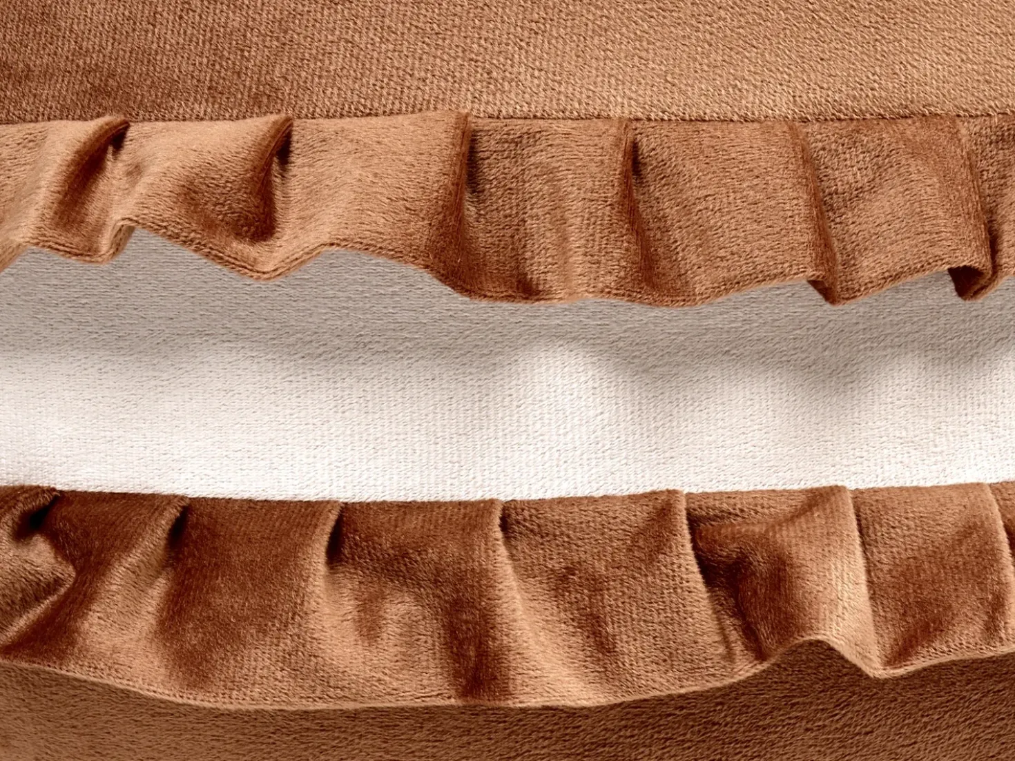 Pouf per bambini MAROT Velluto Marrone
