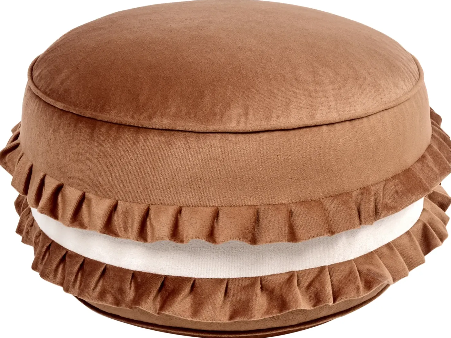 Pouf per bambini MAROT Velluto Marrone