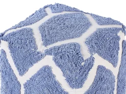 Pouf ROJHAN Cotone Blu