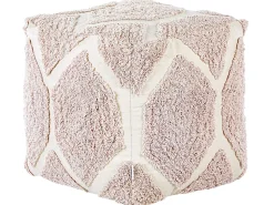 Pouf ROJHAN Cotone Rosa pastello