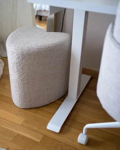 Pouf SCOTIA Ciniglia Beige