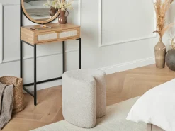 Pouf SCOTIA Ciniglia Beige
