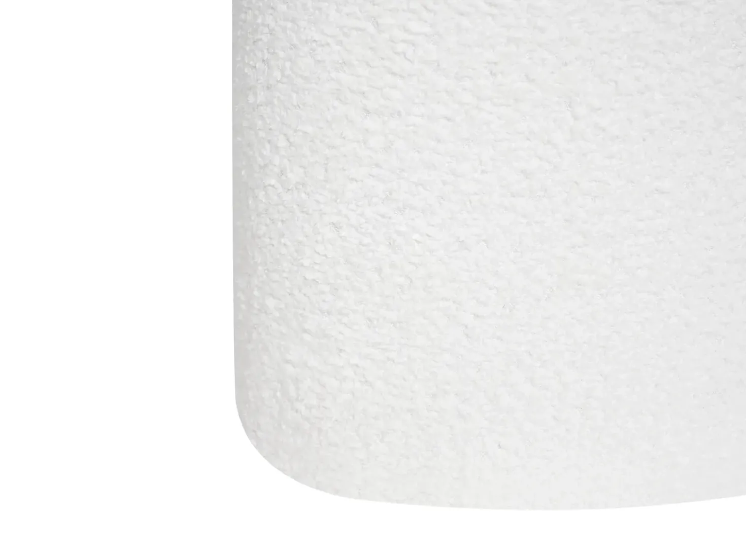 Pouf SCOTIA Ciniglia Bianco sporco