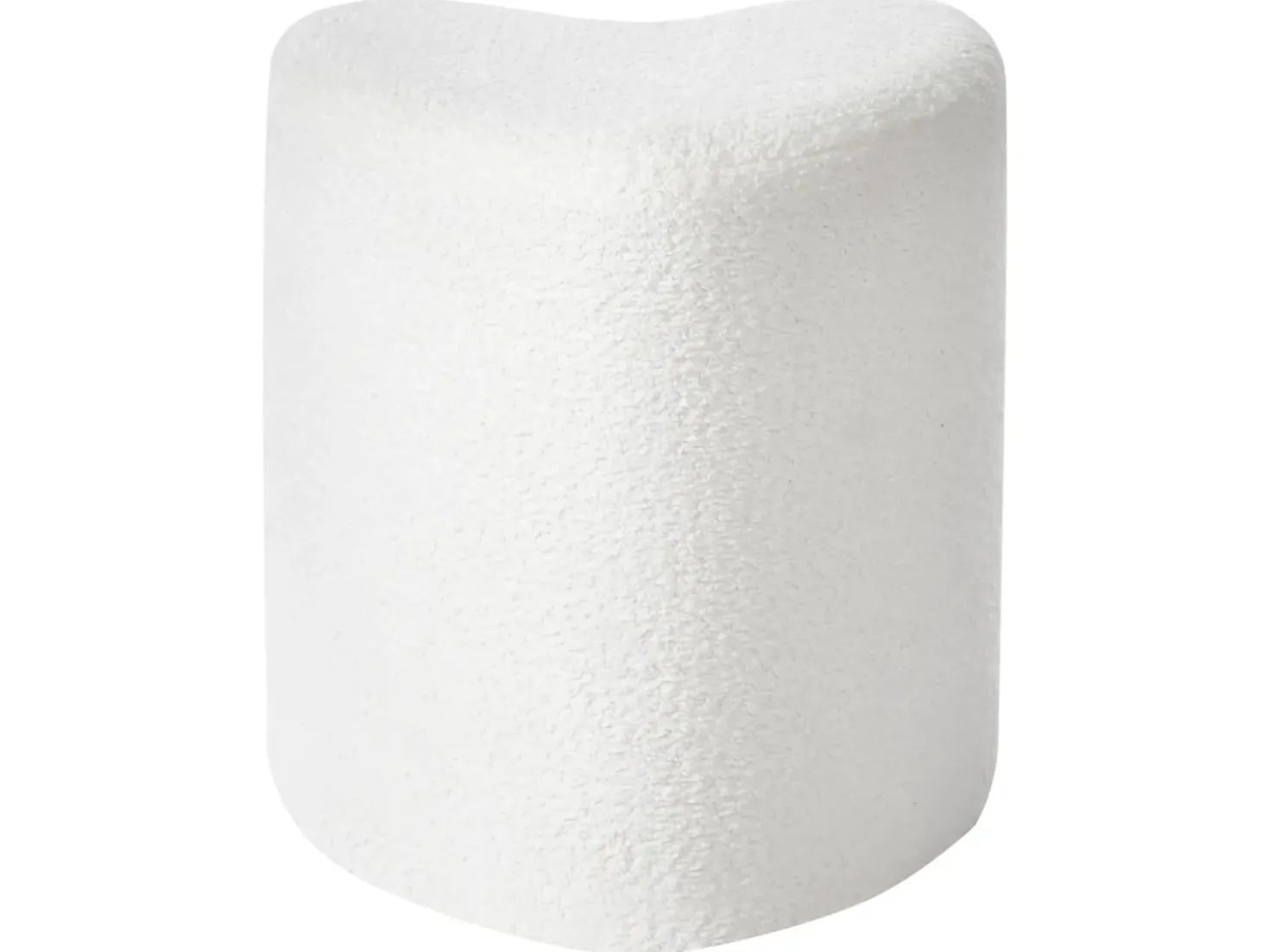 Pouf SCOTIA Ciniglia Bianco sporco