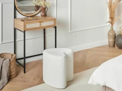 Pouf SCOTIA Ciniglia Bianco sporco