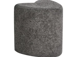 Pouf SCOTIA Ciniglia Grigio scuro