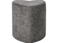 Pouf SCOTIA Ciniglia Grigio scuro