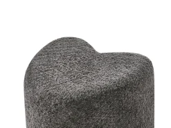 Pouf SCOTIA Ciniglia Grigio scuro