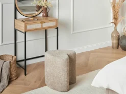 Pouf SCOTIA Ciniglia Marrone chiaro