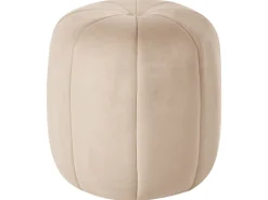 Pouf SELBY Velluto Beige