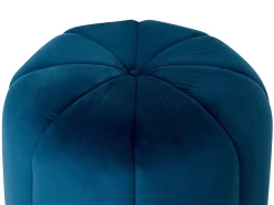Pouf SELBY Velluto Blu