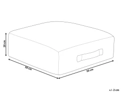 Pouf SHASA Cotone Rosso chiaro