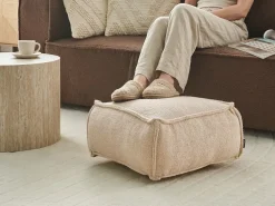 Pouf SHERALI Cotone Beige