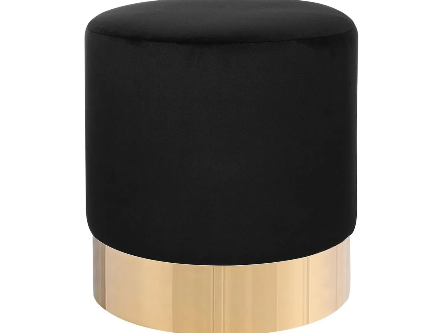 Pouf SOPHIA Velluto Nero