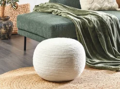 Pouf TAKHABI Lana Bianco