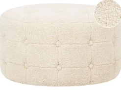 Pouf TAMPA Bouclé Beige