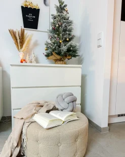 Pouf TAMPA Bouclé Beige