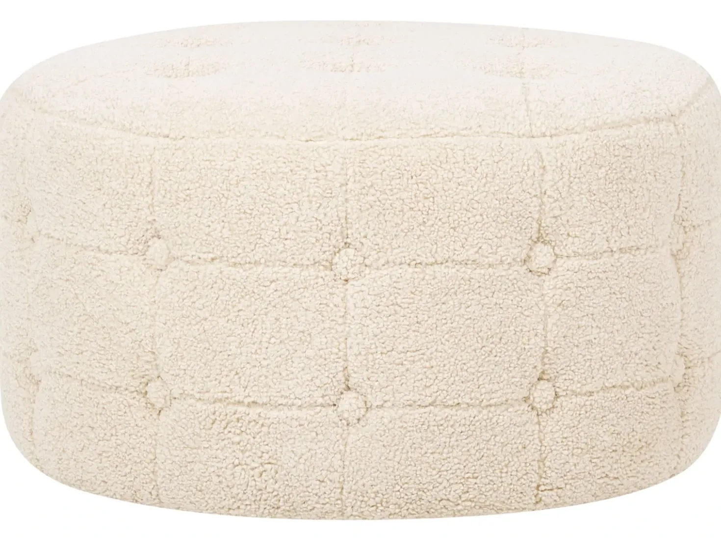 Pouf TAMPA Bouclé Beige