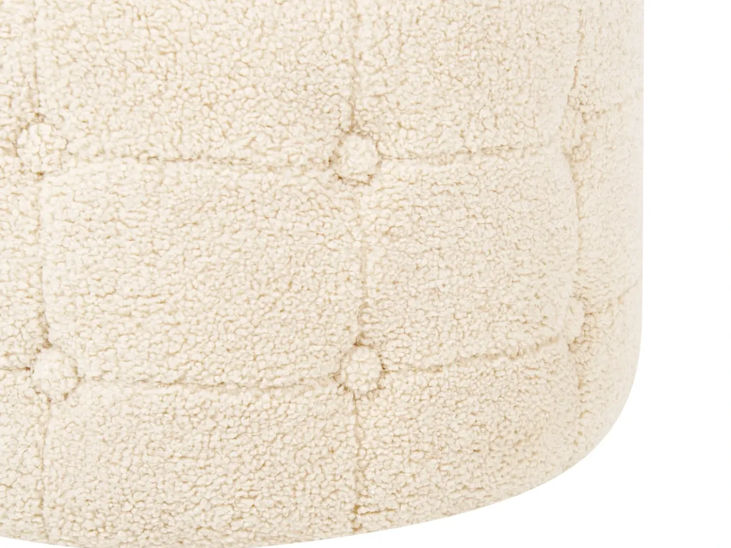 Pouf TAMPA Bouclé Beige