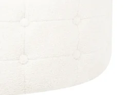 Pouf TAMPA Bouclé Bianco