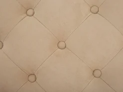 Pouf TAMPA Velluto Beige sabbia