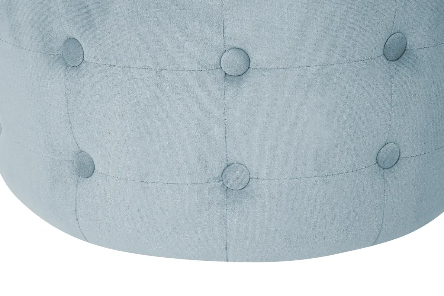Pouf TAMPA Velluto Grigio chiaro