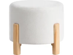 Pouf TERRY Ciniglia Bianco sporco